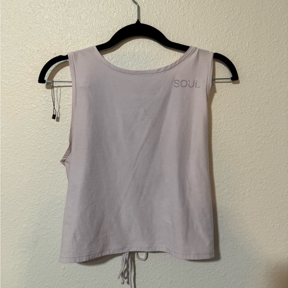 SoulCycle Light Lavender Muscle Tee